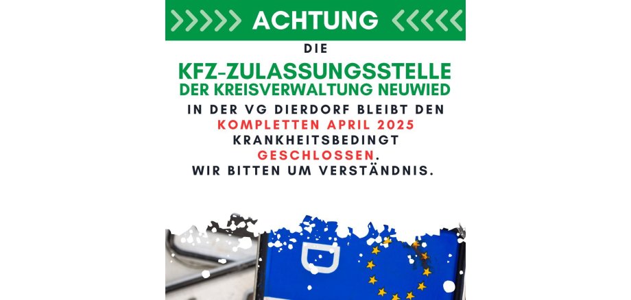 Zulasssungsstelle geschlossen - 1