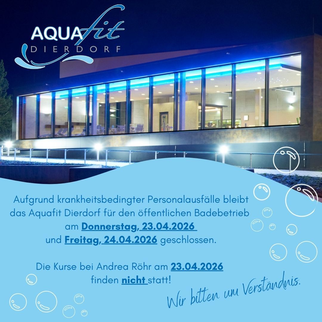 Kopie von Kopie von Hallenbad geänderte Öffnungszeiten (Instagram Post) - 1