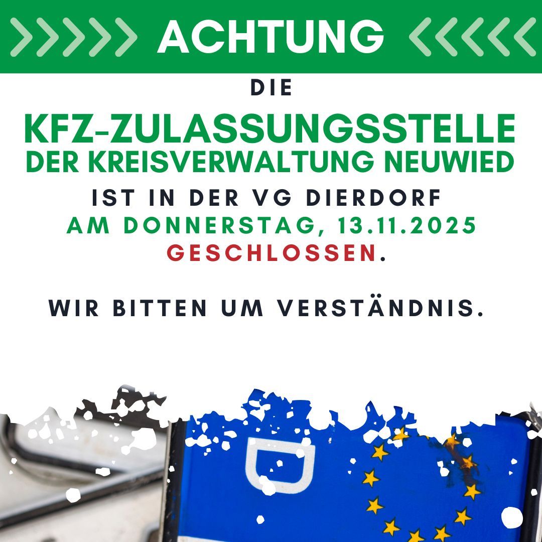 Kopie von Kopie von  Zulasssungsstelle geschlossen - 1