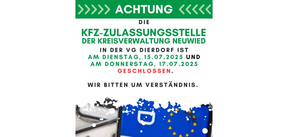 Kopie von Kopie von Kopie von  Zulasssungsstelle geschlossen - 1