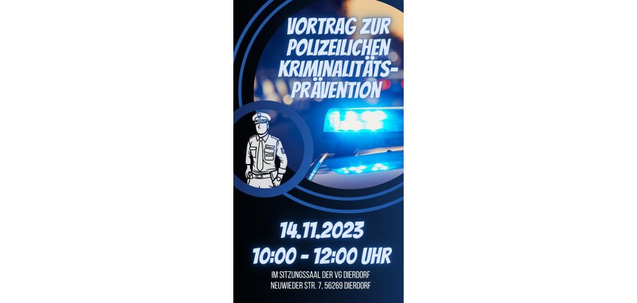 Vortrag zur polizeilichen Kriminalitätsprävention am 14.11.2023 - 1