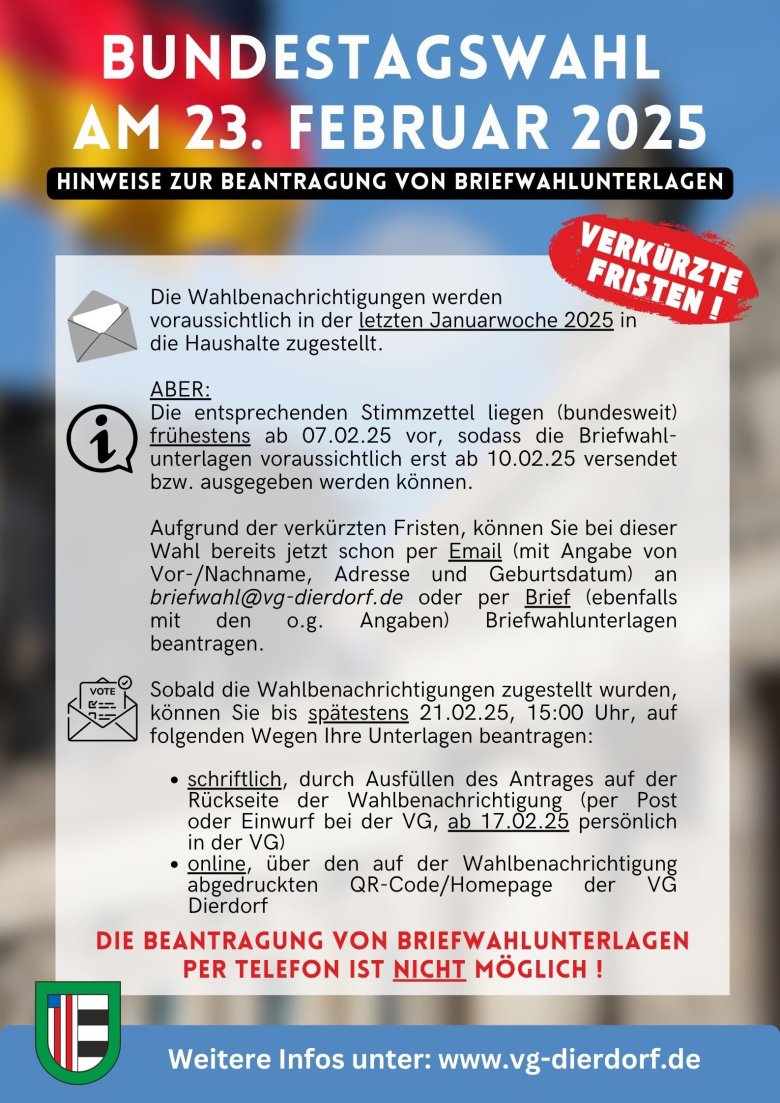 Bundestagswahl 2025 - Veröffentlichung MB - 1