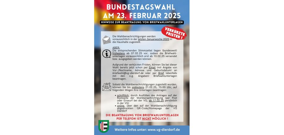 Bundestagswahl 2025 - Veröffentlichung MB - 1