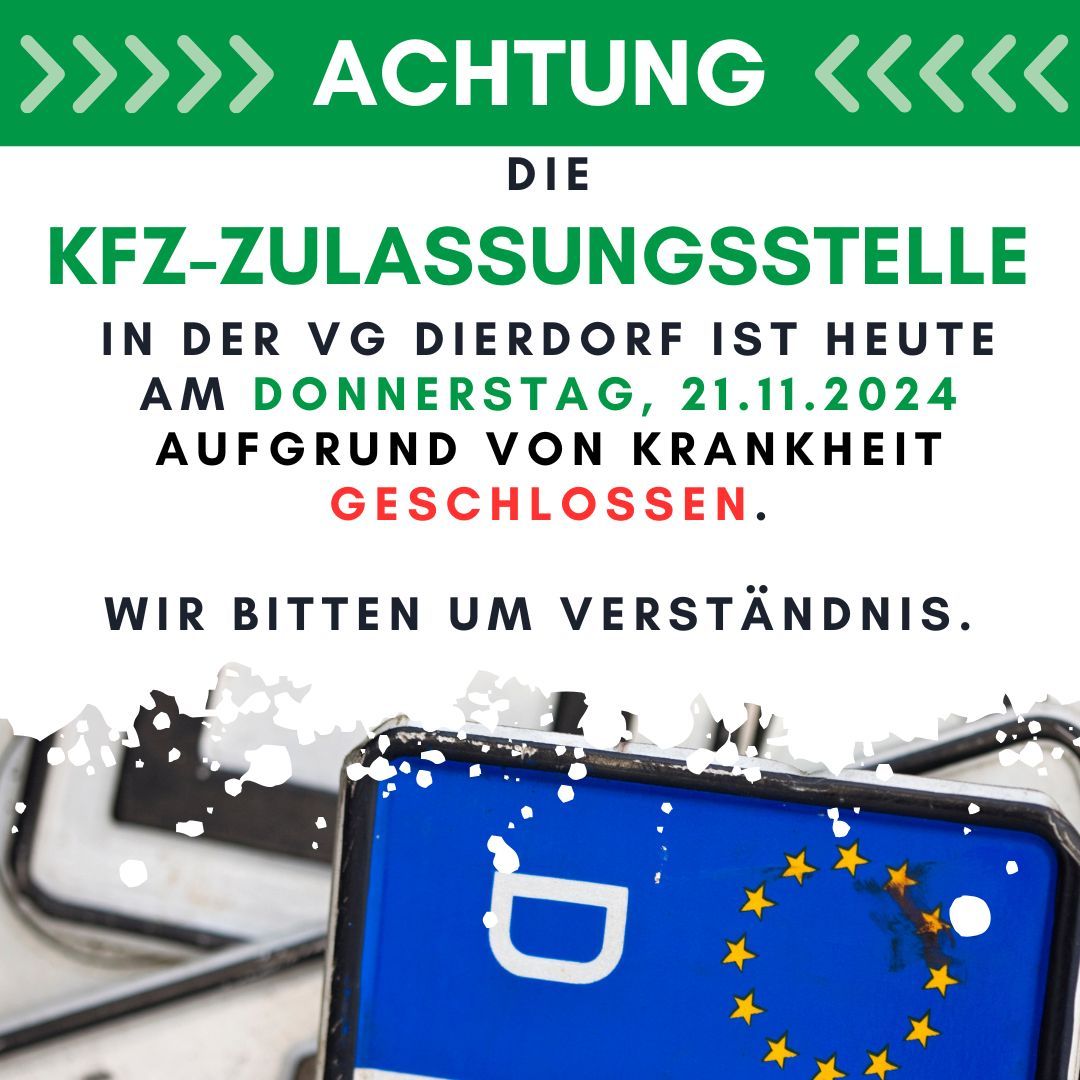 Kopie von Zulasssungsstelle geschlossen - 1 Kopie von Zulasssungsstelle geschlossen - 1