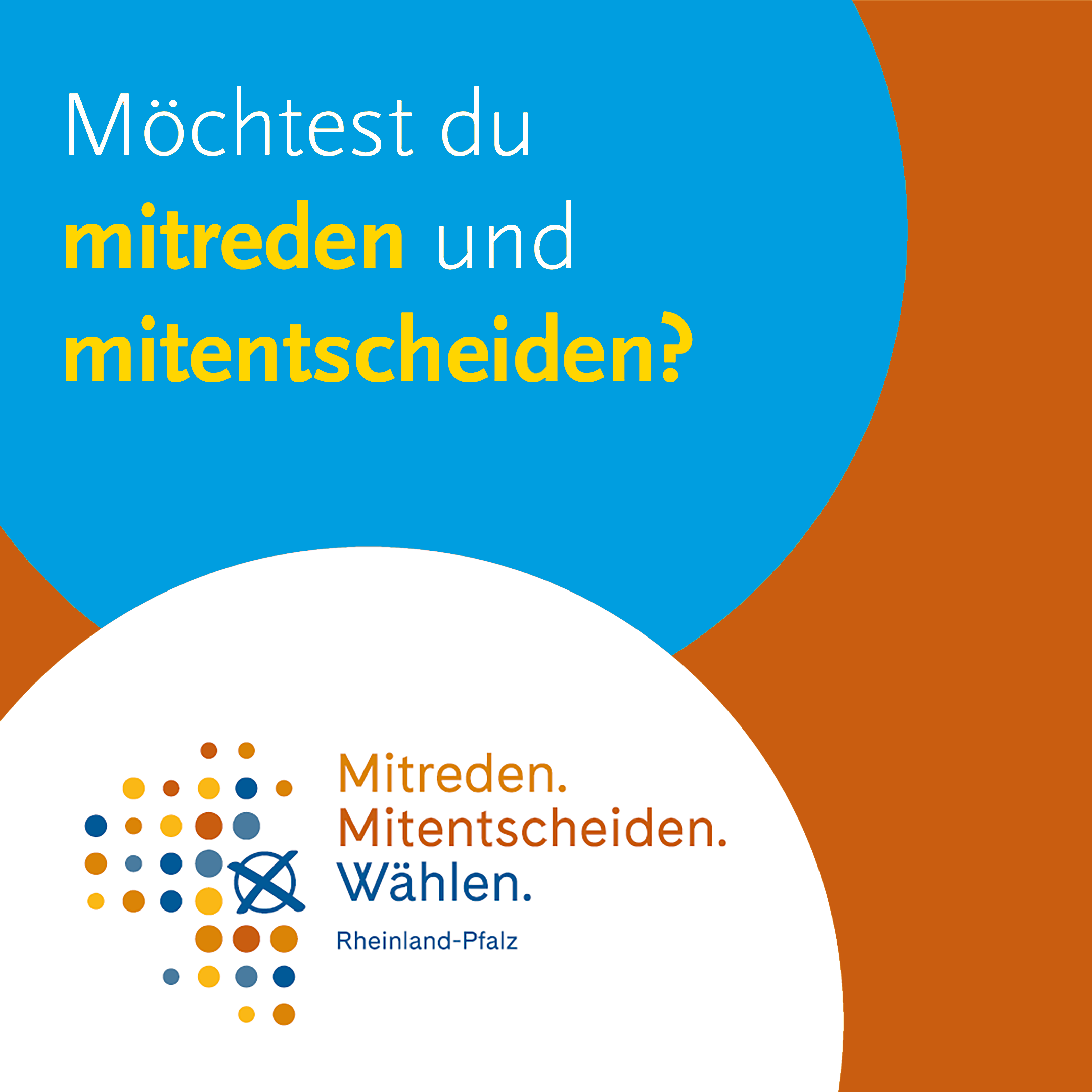 Möchtest du mitreden?