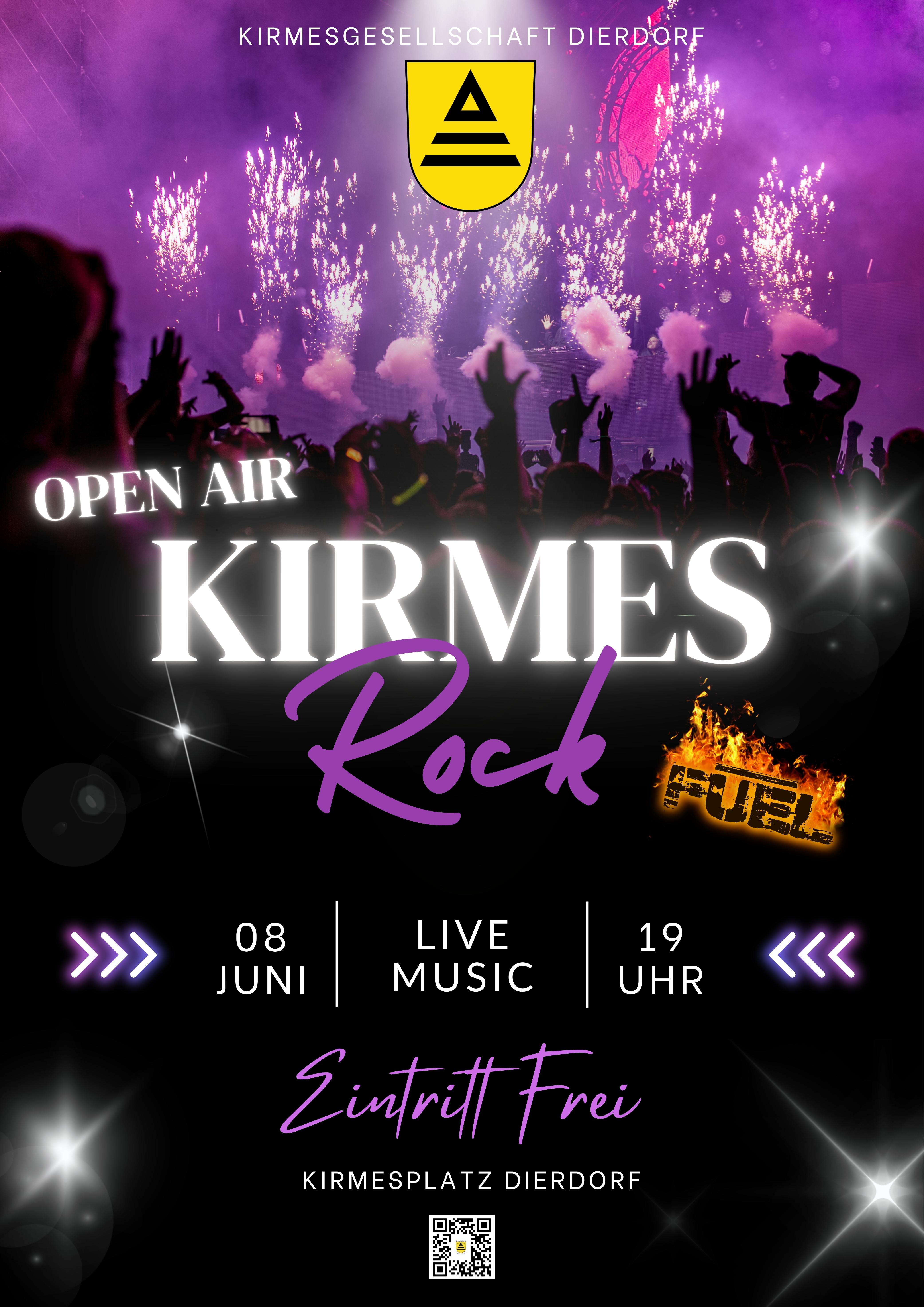 Black and Purple Grunge Night Party Poster - 1 Black and Purple Grunge Night Party Poster - 1